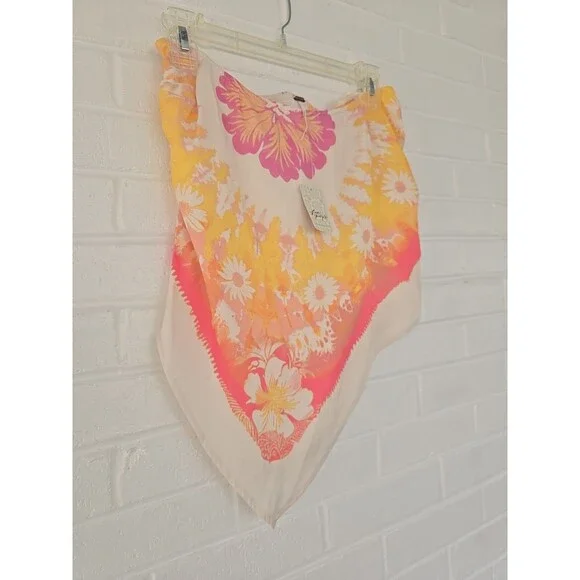 Free People Better Than That Tube Top Size S NWT Floral Print Boho - Picture 5 of 13